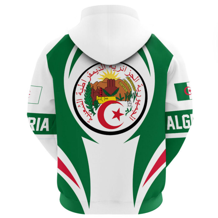 African Hoodie – Algeria Action Flag Hoodie
