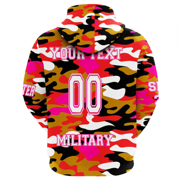 African Hoodie – Delta Phi Chi Camo Hoodie