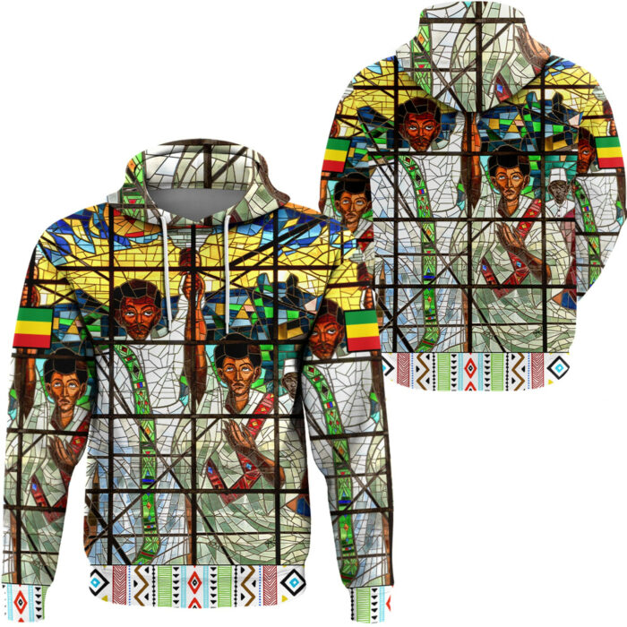 African Hoodie – Ethiopian Orthodox Flag Hoodie