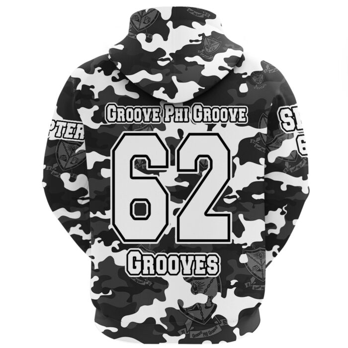 African Hoodie – Groove Phi Groove Full Camo Shark Hoodie