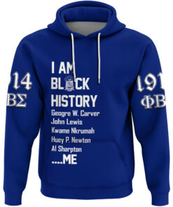 African Hoodie - Phi Beta Sigma Black History Hoodie