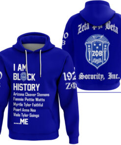 African Hoodie – Zeta Phi Beta Black History Hoodie