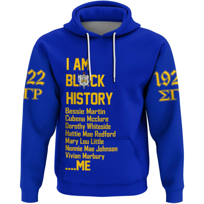 African Hoodie – Sigma Gamma Rho Black History Hoodie