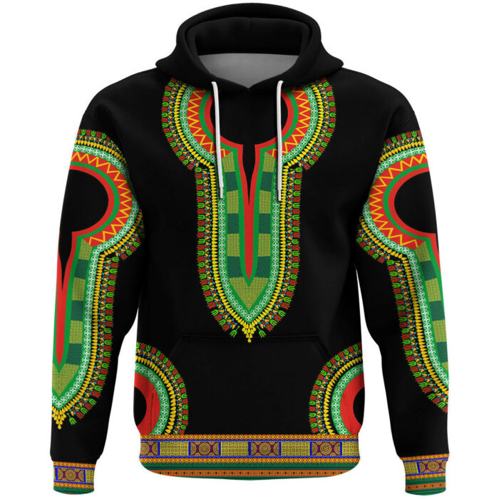 African Hoodie – Oromo Dashiki Hoodie A5 Hoodie