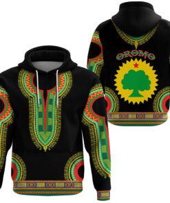 African Hoodie – Oromo Dashiki Hoodie A5 Hoodie