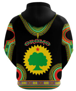 African Hoodie - Oromo Dashiki Hoodie A5 Hoodie