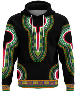 African Hoodie - Sudan Dashiki Hoodie A5 Hoodie