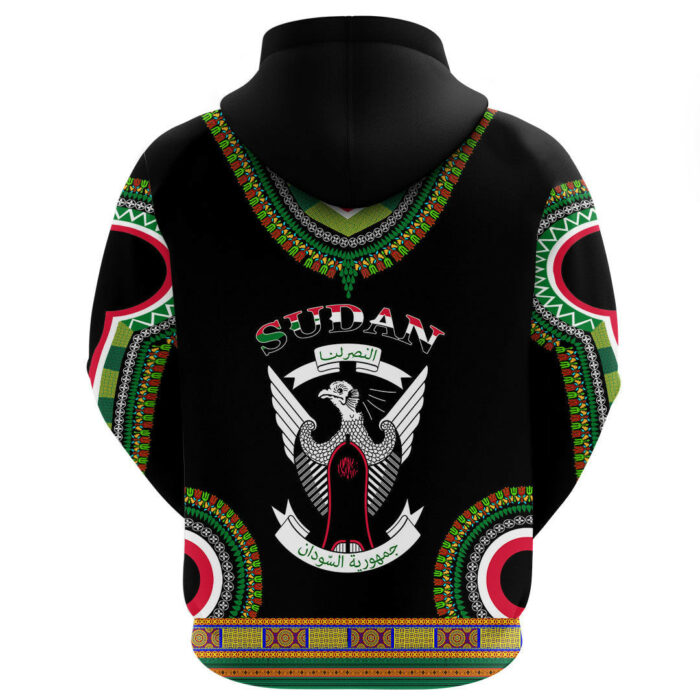 African Hoodie – Sudan Dashiki Hoodie A5 Hoodie