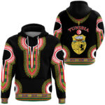 African Hoodie – Sudan RGB Pattern Hoodie