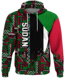 African Hoodie – Sudan RGB Pattern Hoodie