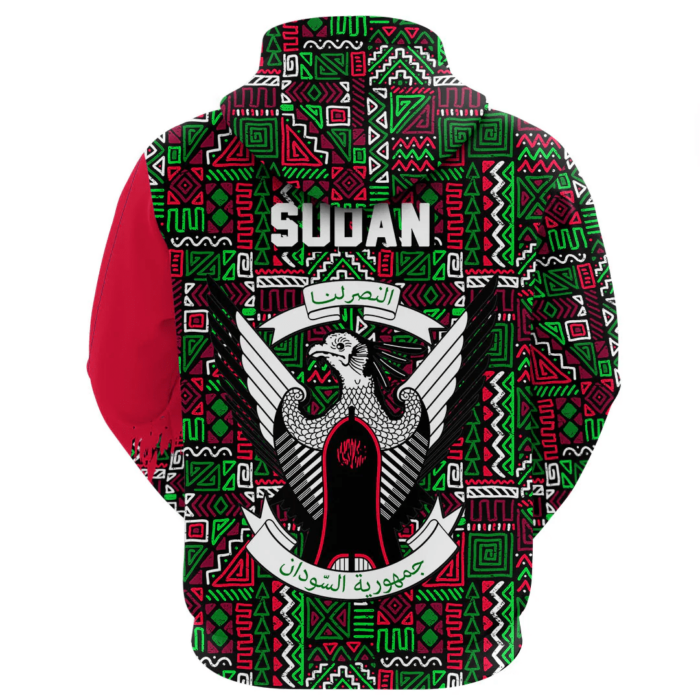 African Hoodie – Sudan RGB Pattern Hoodie