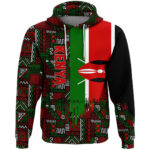 African Hoodie – Cape Verde RBG Pattern Hoodie A4 Hoodie