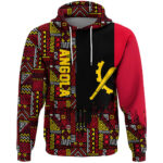 African Hoodie – Tunisia RBG Pattern Hoodie A4 Hoodie