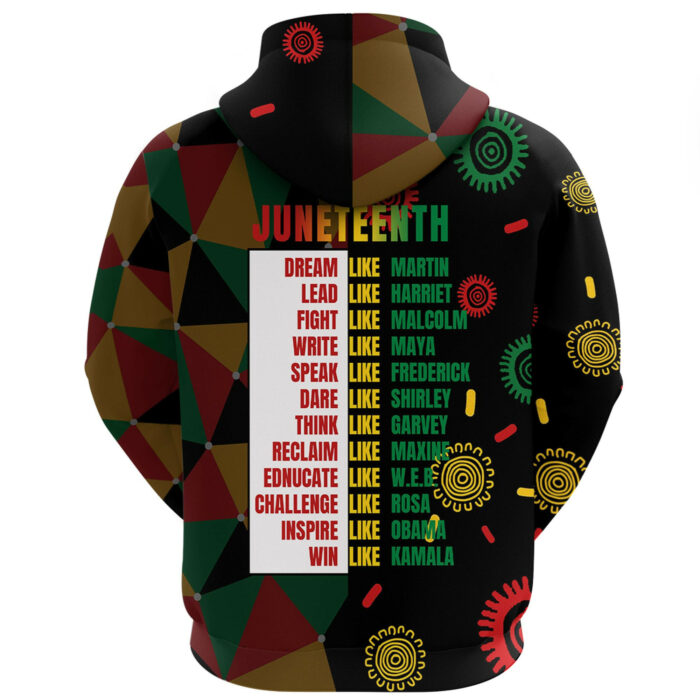 African Hoodie – Black History Month Juneteenth Hoodie A5 Hoodie