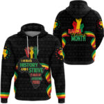African Hoodie – Black History Month I’m Black Hoodie A5 Hoodie