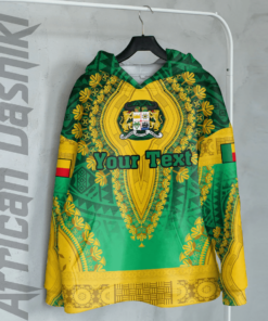 African Hoodie – (Custom) Africa Benin Green Version Hoodie Vintage...