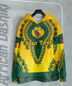 African Hoodie – (Custom) Africa Cameroon Yellow Version Hoodie Vintage...