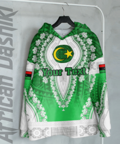 African Hoodie – (Custom) Africa Libya Green Version Hoodie Vintage...