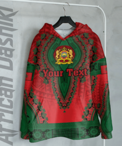 African Hoodie – (Custom) Africa Morocco Hoodie Vintage African Dashiki...