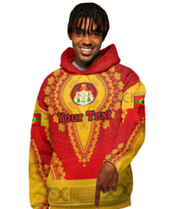 African Hoodie - (Custom) Africa Oromo Hoodie Vintage African Dashiki Hoodie