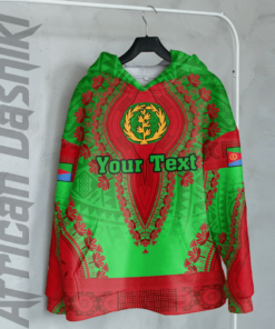 African Hoodie – (Custom) Africa Eritrea Green Version Hoodie Vintage...
