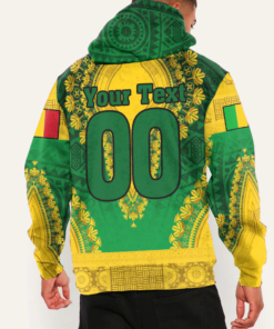 African Hoodie - (Custom) Africa Mali Hoodie Vintage African Dashiki Hoodie