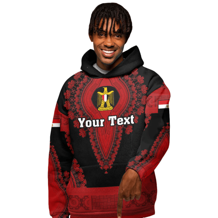 African Hoodie – (Custom) Africa Egypt Black Version Hoodie Vintage African Dashiki Hoodie