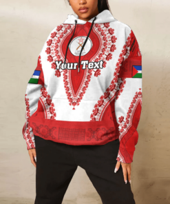 African Hoodie - (Custom) Africa Afar White Version Ethiopia National Regional State Hoodie Vintage African Dashiki Hoodie