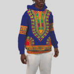 African Hoodie – Ghana Traditional Dashiki Hoodie