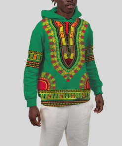 African Hoodie – Benin Traditional Dashiki Hoodie