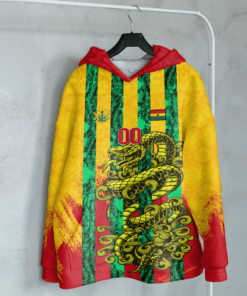 African Hoodie - (Custom) Africa Ghana T-Shirt Snake Jersey Hoodie