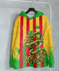 African Hoodie – (Custom) Africa Eritrea Yellow Version T-Shirt Snake...