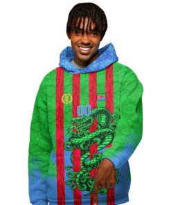 African Hoodie - (Custom) Africa Eritrea Green Version T-Shirt Snake Jersey Hoodie