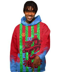 African Hoodie - (Custom) Africa Eritrea T-Shirt Snake Jersey Hoodie