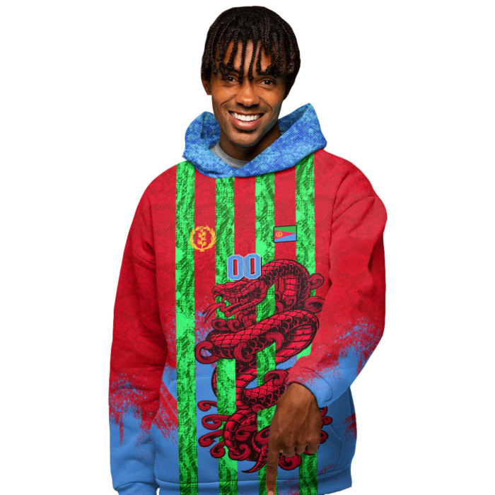 African Hoodie – (Custom) Africa Eritrea T-Shirt Snake Jersey Hoodie