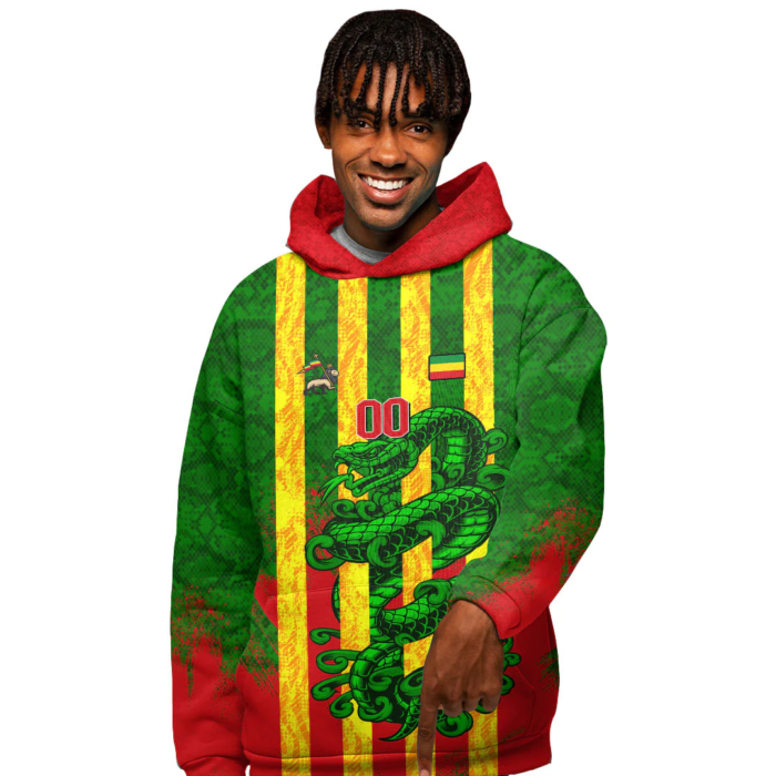 African Hoodie – (Custom) Africa Ethiopia T-Shirt Snake Jersey Hoodie