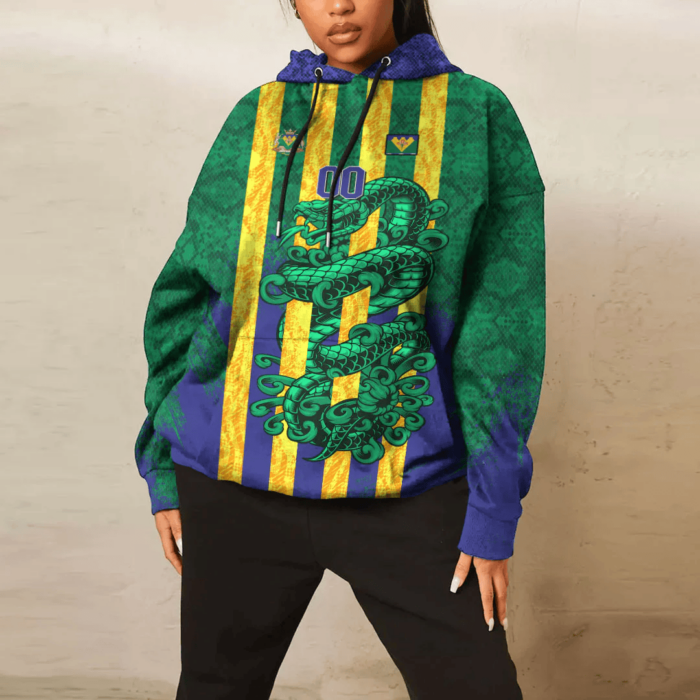 African Hoodie – (Custom) Africa Free State Region of South Africa T-Shirt Snake Jersey Hoodie