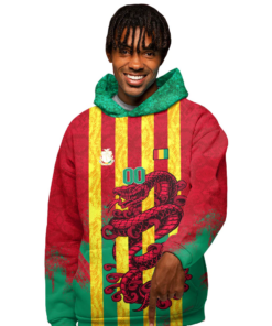 African Hoodie - (Custom) Africa Guinea T-Shirt Snake Jersey Hoodie