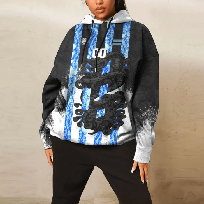African Hoodie – (Custom) Africa Botswana Black Version T-Shirt Snake Jersey Hoodie
