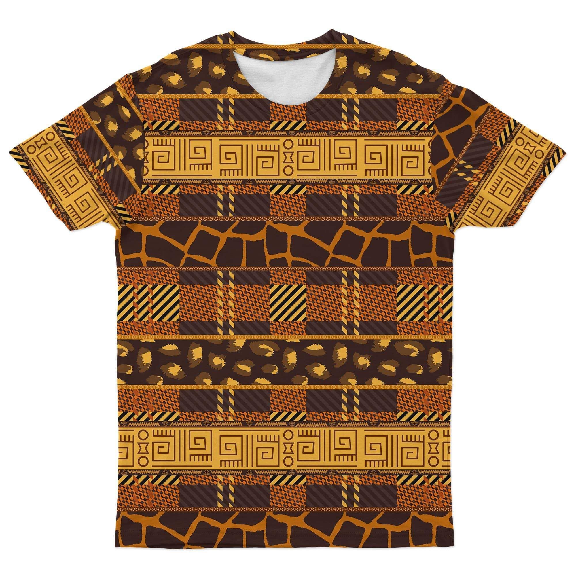 African T-shirt – Verdurous Kente Tee