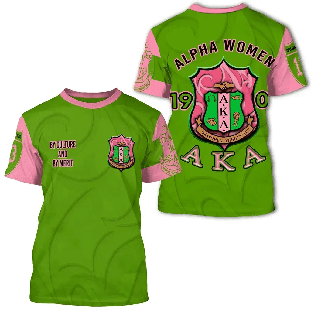 African T-shirt – AKA Sorority Alpha Women Tee