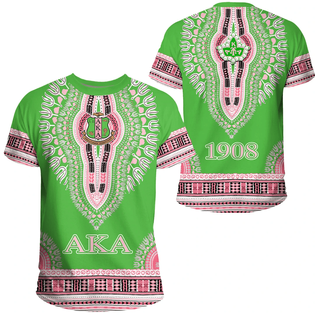 African T-shirt – AKA Sorority Dashiki Tee
