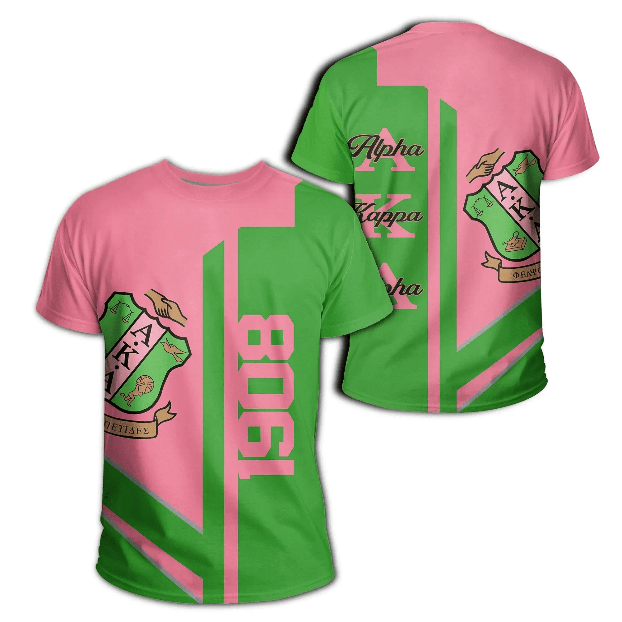 African T-shirt – AKA Sorority Pearl Pink Tee