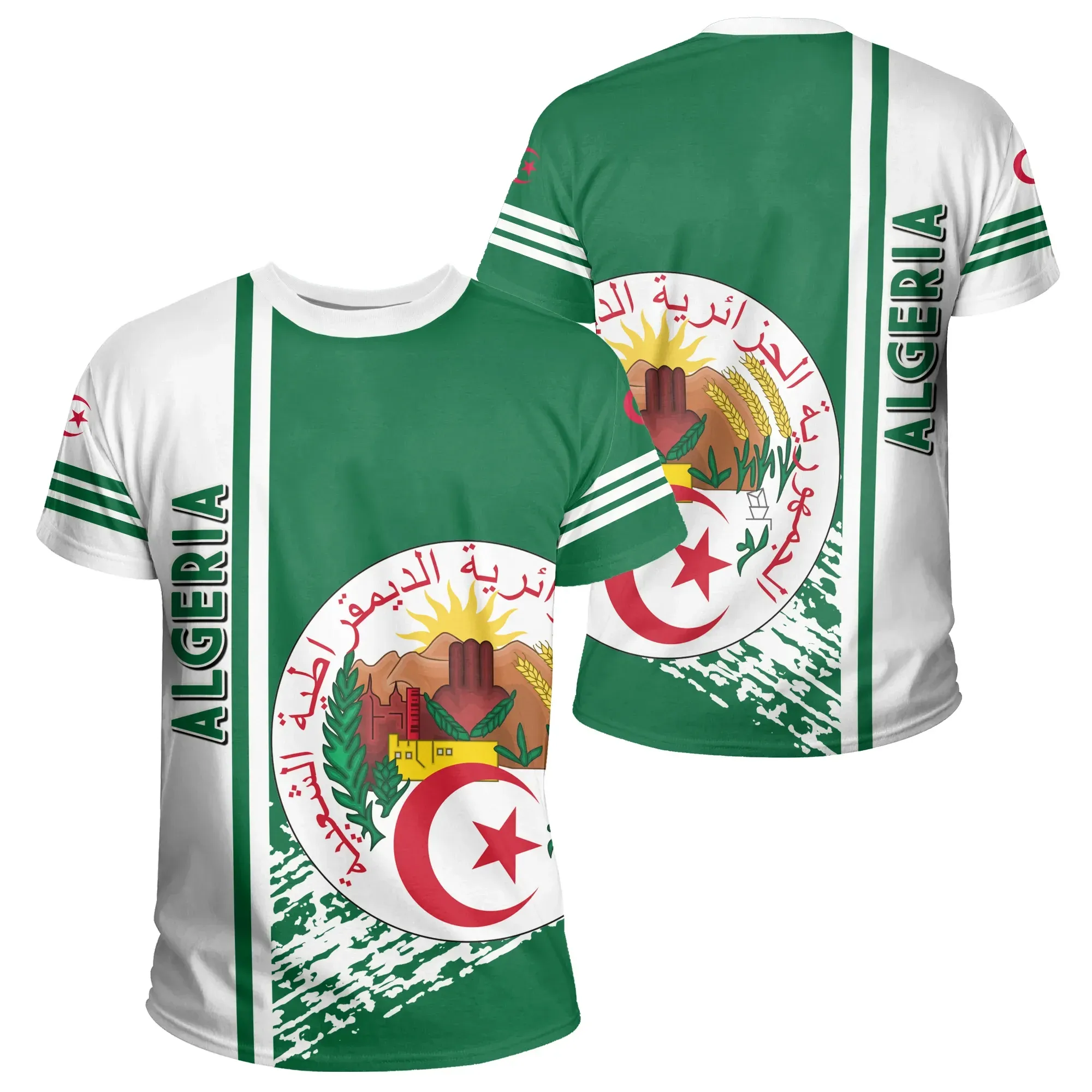 African T-shirt – Algeria Quarter Style Tee