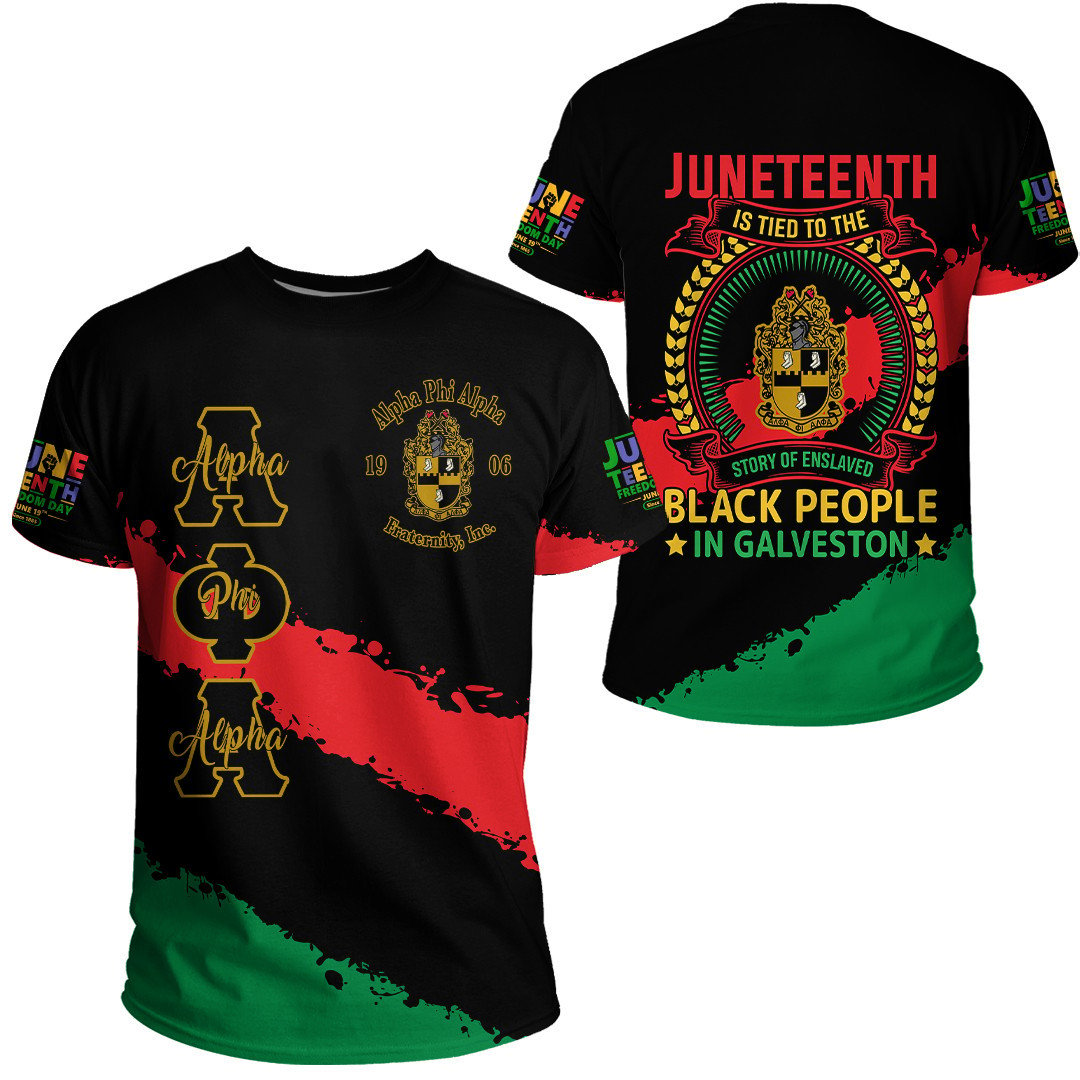 African T-shirt – Phi Beta Sigma Fraternity Juneteenth Tee