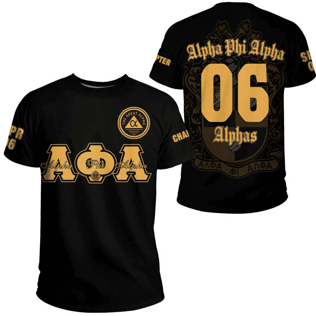 African T-shirt – Alpha Phi Alpha The Great Alpha Tee