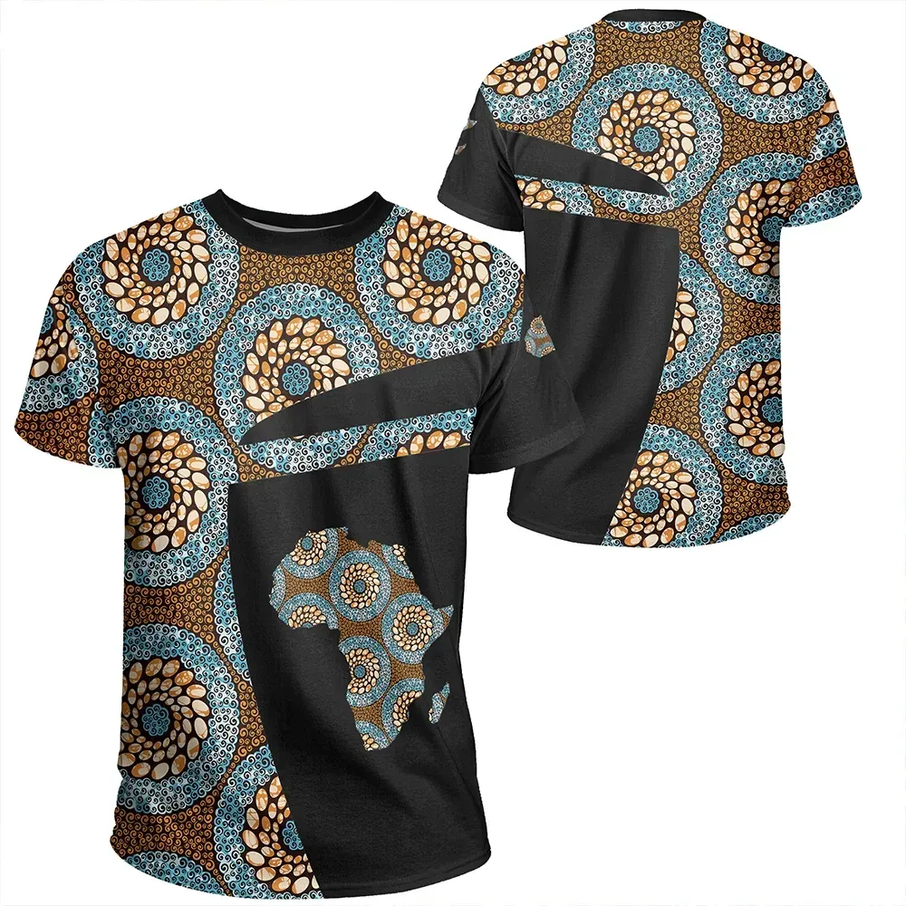 African T-shirt – Ankara Cloth Iremoje for Ogundele Sport Style...