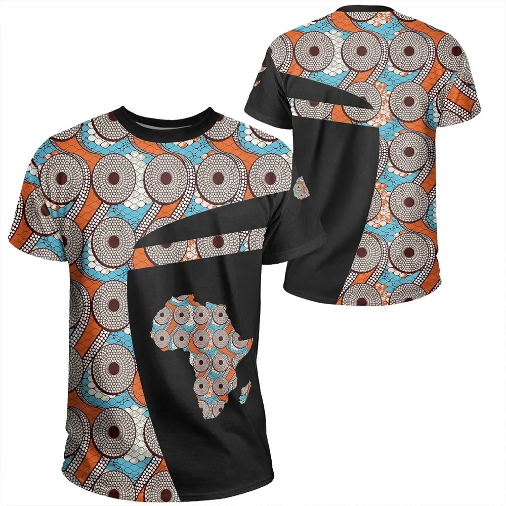 African T-shirt – Ankara Cloth The Loop Sport Style Tee