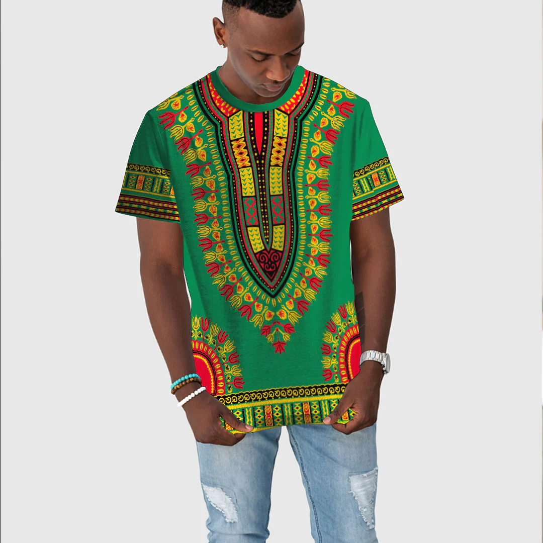 African T-shirt – Benin Traditional Dashiki Tee
