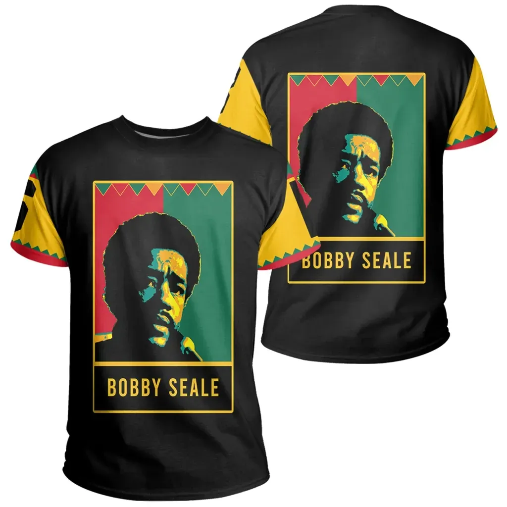 African T-shirt – Bobby Seale Black History Month Men Style...